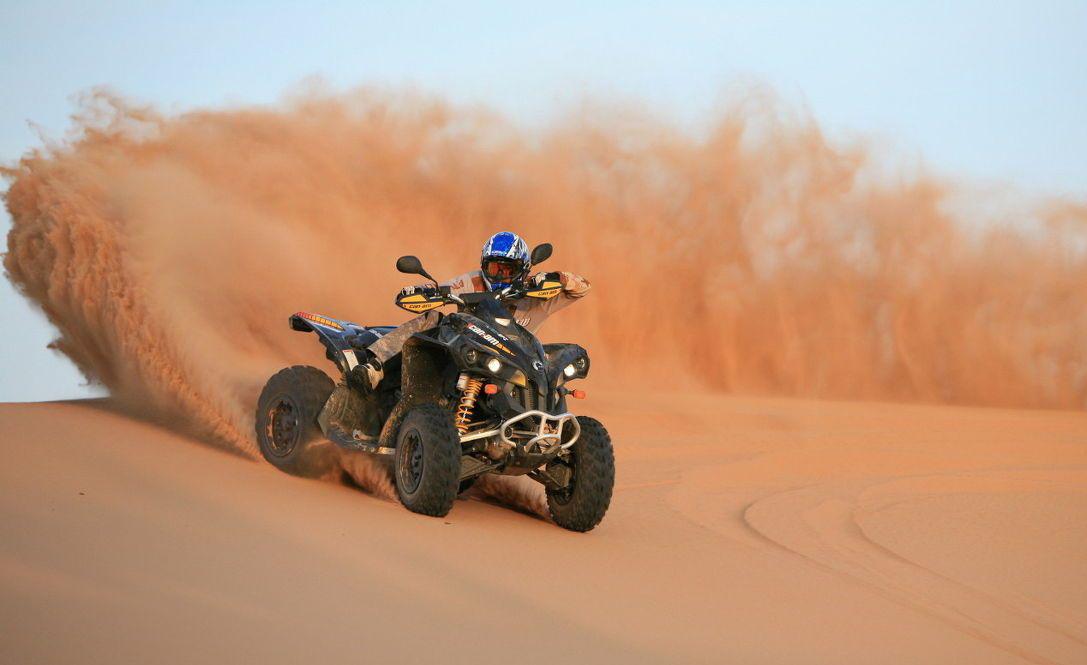 quad-biking