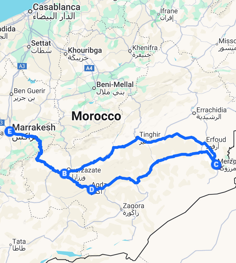 3 Day Desert Tour from Marrakech