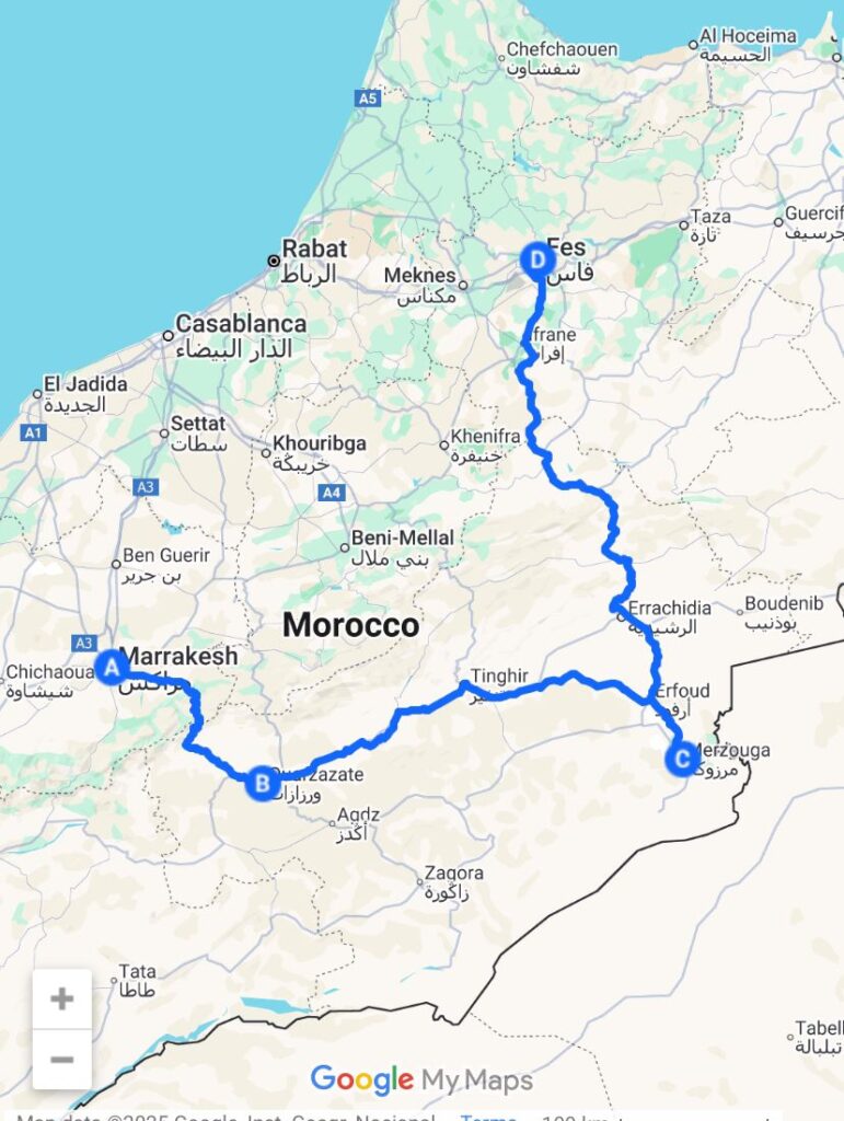 2 Days desert tour From Marrakech